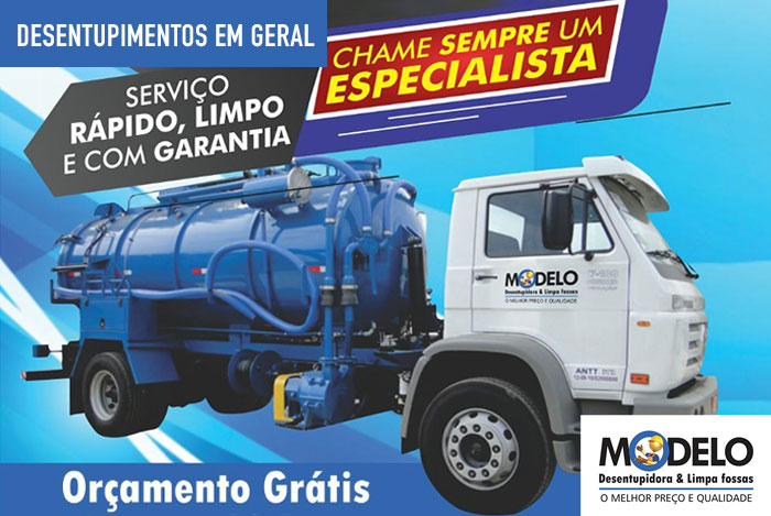 foto modelo desentupidora